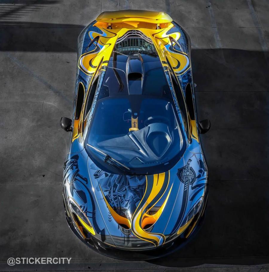  McLaren P1 Tatoo Edition by Sticker City 2015 года  (фото 5 из 23)